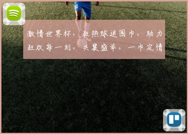 激情世界杯，狂热球迷围巾，助力狂欢每一刻，共襄盛举，一巾定情